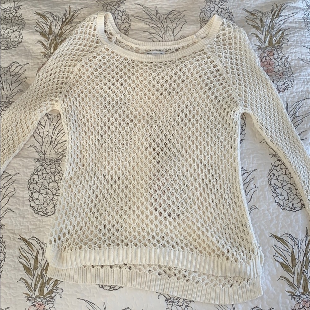 AMERICAN EAGLE loose knit summer sweater/ coverup